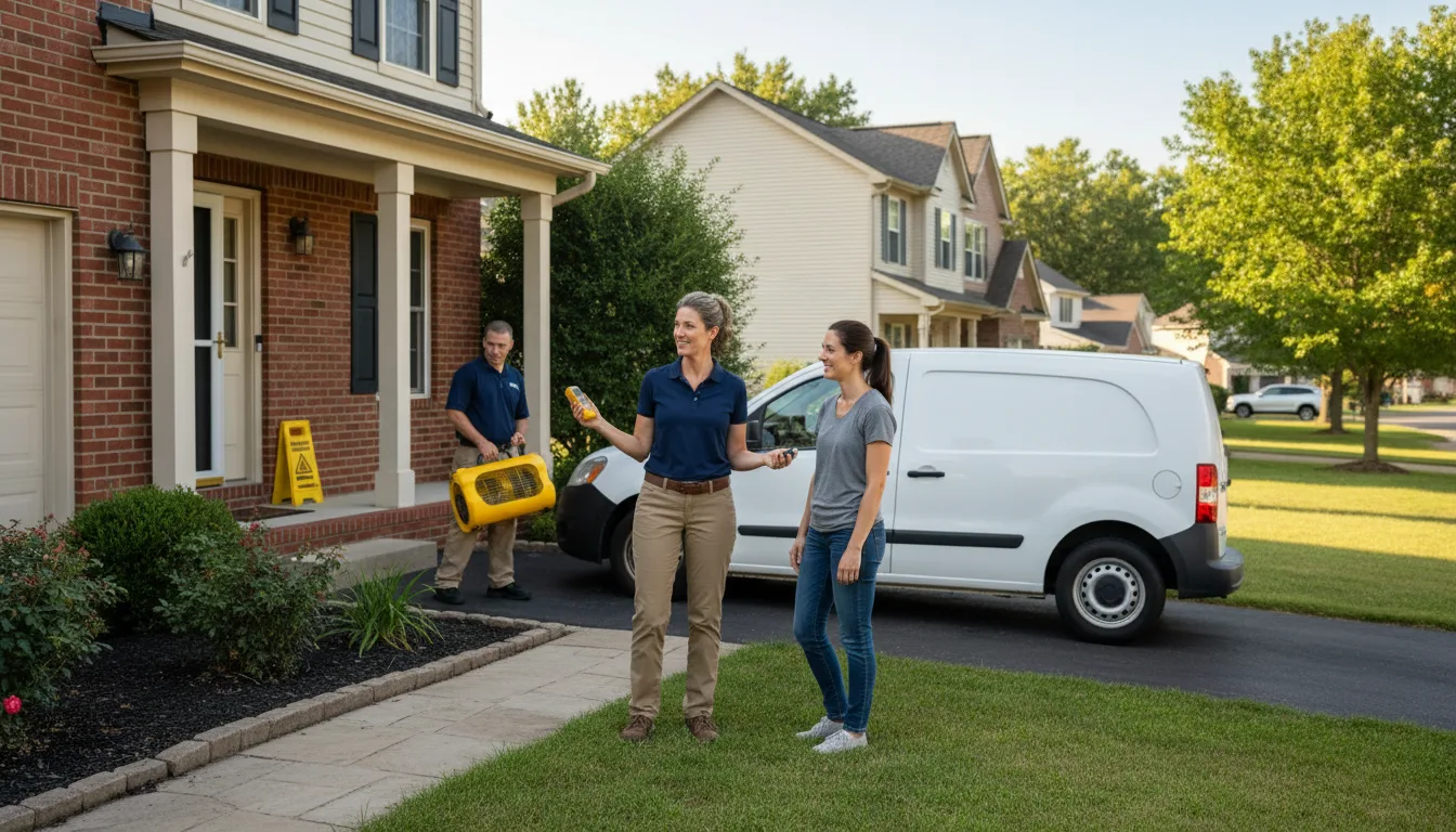 Water restoration image for Home Water Damage Repair in Kamrar, IA